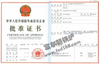 外商投资批准文件